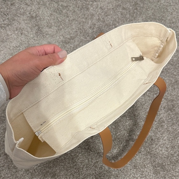 Mrs. 2025 Canvas Tote Bag with Tan Handles - Picture 4 of 6